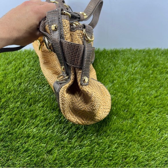 Francesco Biasia Shoulder bag Brown Brown Women’s Authentic - Picture 5 of 10